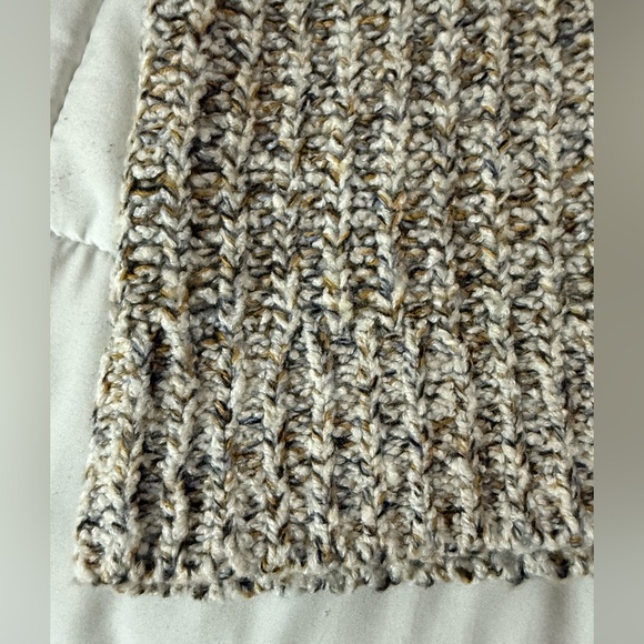 BANANA REPUBLIC Cable Knit Sweater Petite XS cropped Cabincore eclectic grandpa - Picture 5 of 11